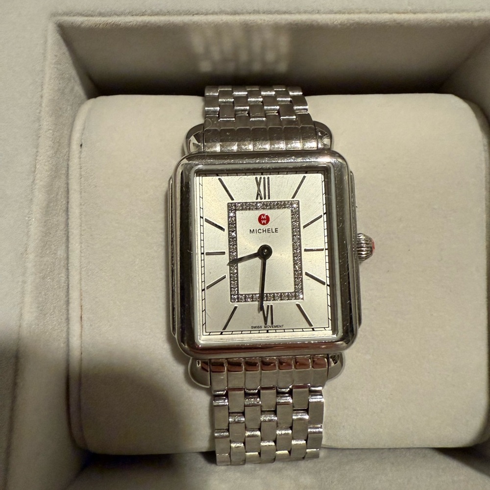 Michele women’s Deco watch